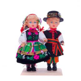 Lowicz's couple - dolls in regional costumes | 23 cm