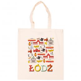 Cotton bag - LODZ symbols