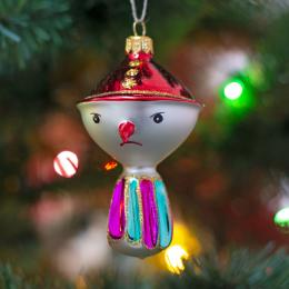 Retro ornament - gnarled gnome