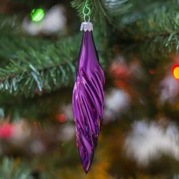 Retro Christmas ornament - purple