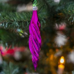 Retro Christmas ornament - pink