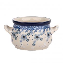 Bouillon cup - ceramics Bolesławiec - Lace