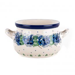 Bouillon cup - ceramics Bolesławiec - Wreath