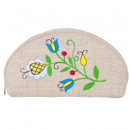 Large semicircular beautician - Kashubian embroidery