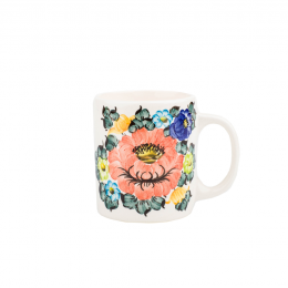A simple mug 0,3l - Faience Włocławek - colorful