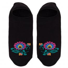 Women's socks below ankle in Lowicz patterns