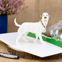 3D Greeting Card - Dog