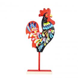 Rooster on a stick - red tail