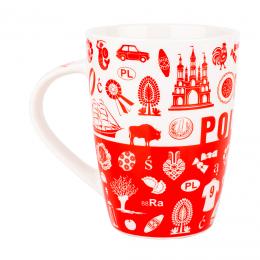 Jacek mug with symbols of Poland
