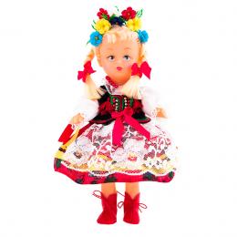 Folk doll - Krakow regional costume | 23 cm