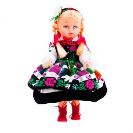Folk doll - Lowicz regional costume | 23 cm