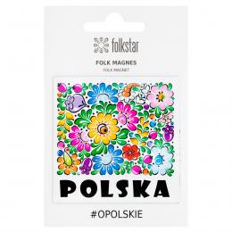 Folk magnet - Opole pattern - POLAND