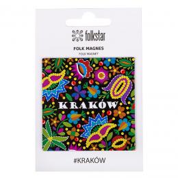 Folk magnet -with Krakow motifs - KRAKOW