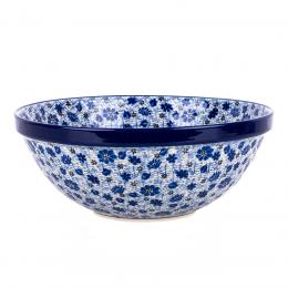 Large bowl - ceramics Bolesławiec - Meadow