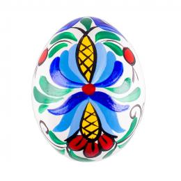 Hand-painted Easter egg - traditional Kashubian pattern