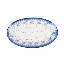 Medium platter - Bolesławiec ceramics - Lace