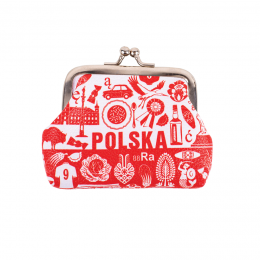 Small 'Martyna' purse - POLAND symbols