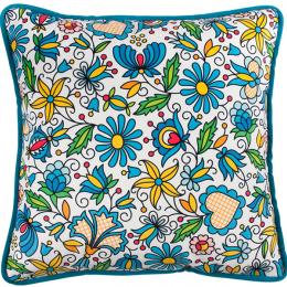 Decorative pillowcase 45x45cm - Kashubian pattern