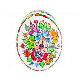 Hand-painted Easter egg - traditional Opole pattern