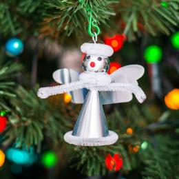 Retro Christmas tree ornament - Little angel