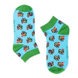 Short socks - all in roosters