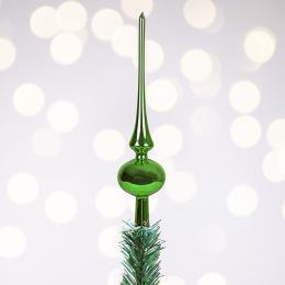 Retro Christmas tree topper - green