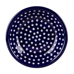 Deep plate - ceramics Bolesławiec - Dots