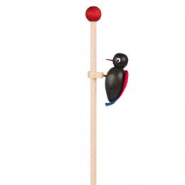 Woodpecker- knocking toy - black