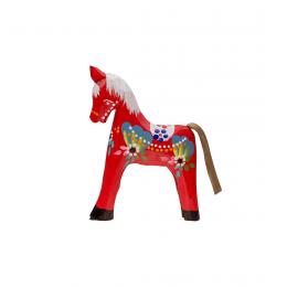 Hand carved horse - small - red