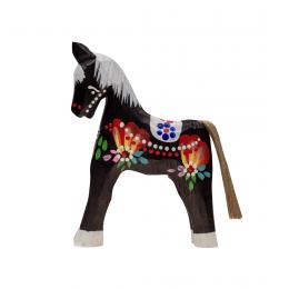 Hand carved horse - medium - black