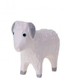 Country farm - large white wooden sheep