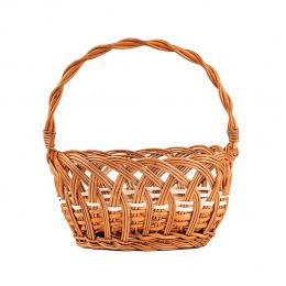 Wicker Easter basket - oval - small